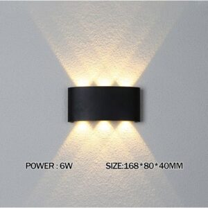 6W LED Waterproof Wall Light, For Outdoor, Living Room, Porch, Garden